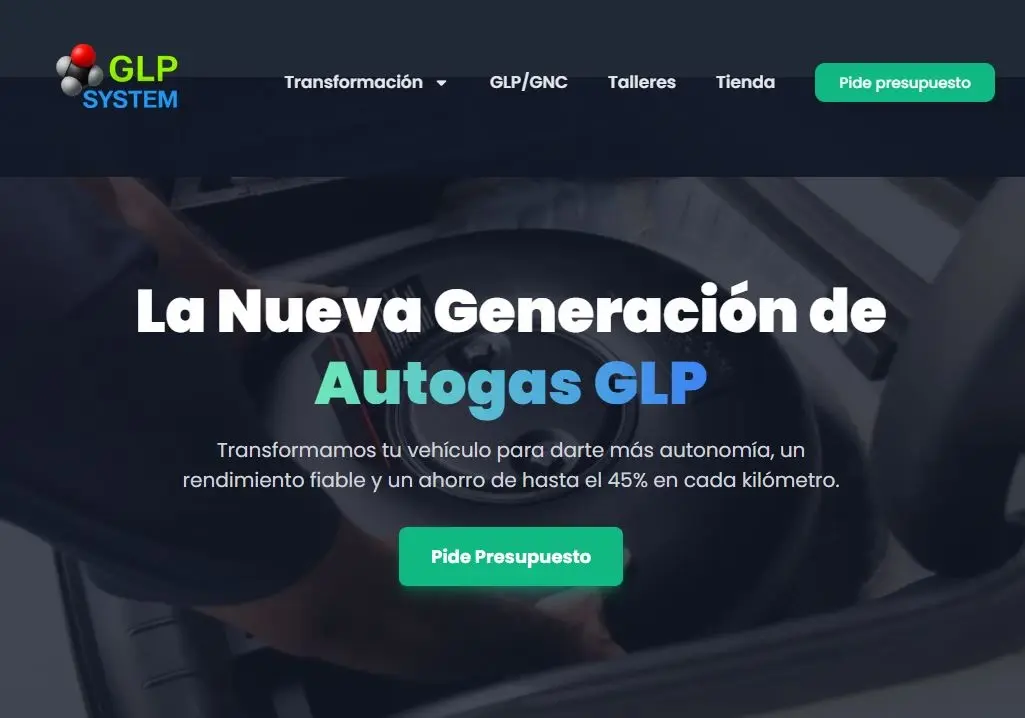 Captura del proyecto GLP System
